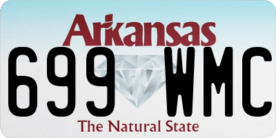 AR license plate 699WMC