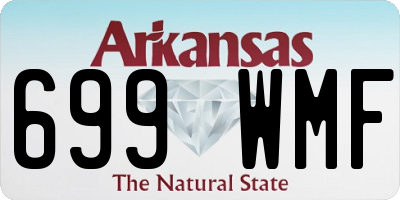 AR license plate 699WMF