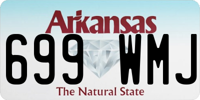 AR license plate 699WMJ