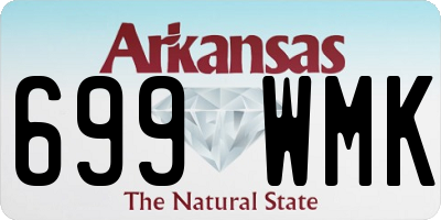 AR license plate 699WMK