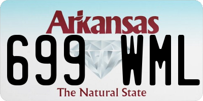 AR license plate 699WML