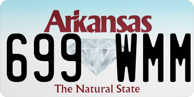AR license plate 699WMM