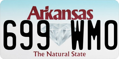 AR license plate 699WMO