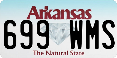 AR license plate 699WMS