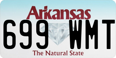 AR license plate 699WMT