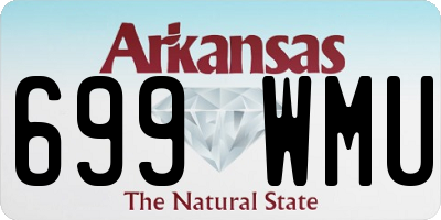 AR license plate 699WMU