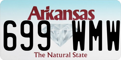 AR license plate 699WMW