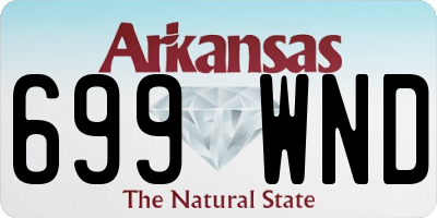 AR license plate 699WND