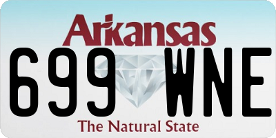 AR license plate 699WNE