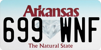 AR license plate 699WNF