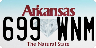 AR license plate 699WNM