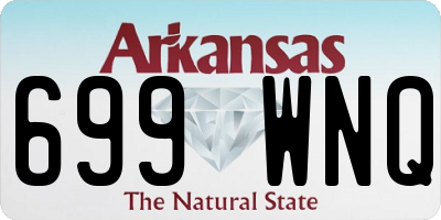 AR license plate 699WNQ
