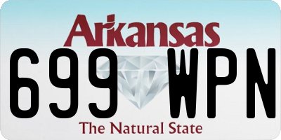 AR license plate 699WPN