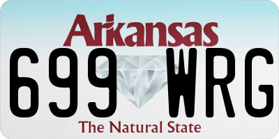 AR license plate 699WRG