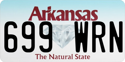 AR license plate 699WRN