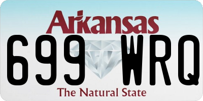 AR license plate 699WRQ