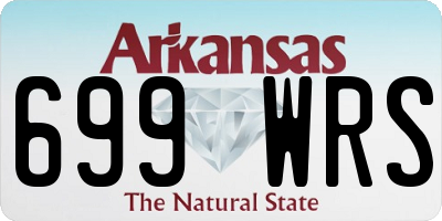 AR license plate 699WRS
