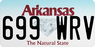 AR license plate 699WRV