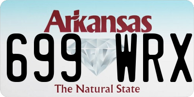 AR license plate 699WRX