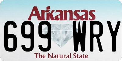 AR license plate 699WRY