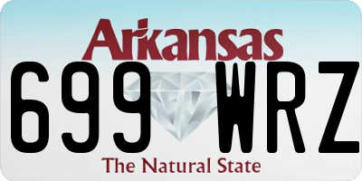 AR license plate 699WRZ