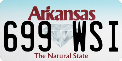 AR license plate 699WSI