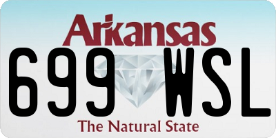 AR license plate 699WSL