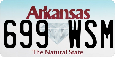 AR license plate 699WSM