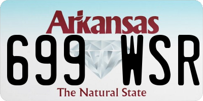 AR license plate 699WSR