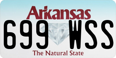 AR license plate 699WSS
