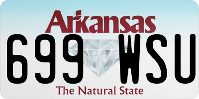 AR license plate 699WSU