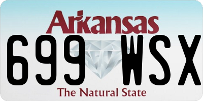 AR license plate 699WSX