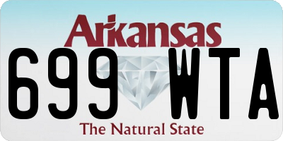 AR license plate 699WTA