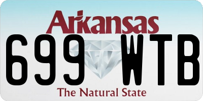 AR license plate 699WTB
