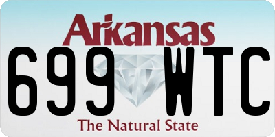 AR license plate 699WTC