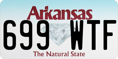 AR license plate 699WTF