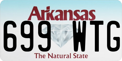 AR license plate 699WTG