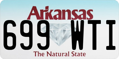 AR license plate 699WTI