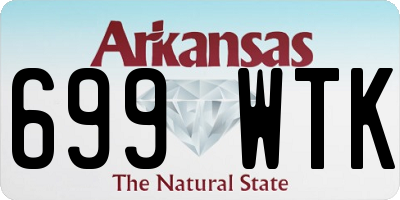 AR license plate 699WTK