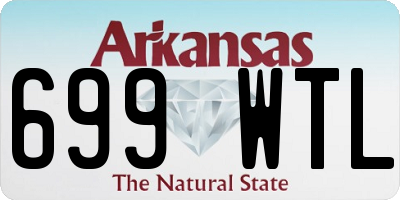 AR license plate 699WTL
