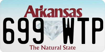 AR license plate 699WTP