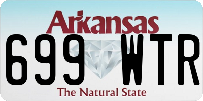 AR license plate 699WTR