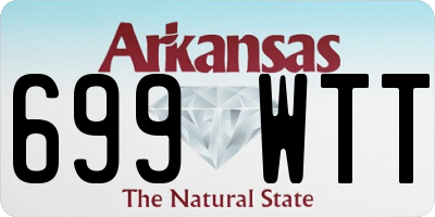 AR license plate 699WTT