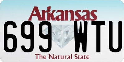 AR license plate 699WTU