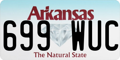 AR license plate 699WUC