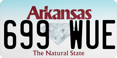 AR license plate 699WUE