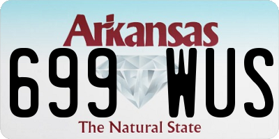 AR license plate 699WUS