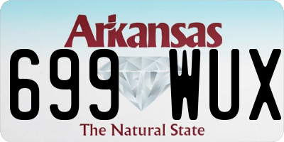 AR license plate 699WUX