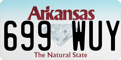 AR license plate 699WUY