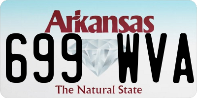 AR license plate 699WVA